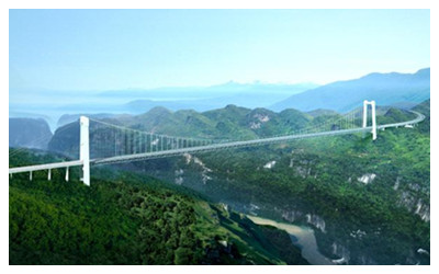 Zhangjiajie Lishui River Bridge