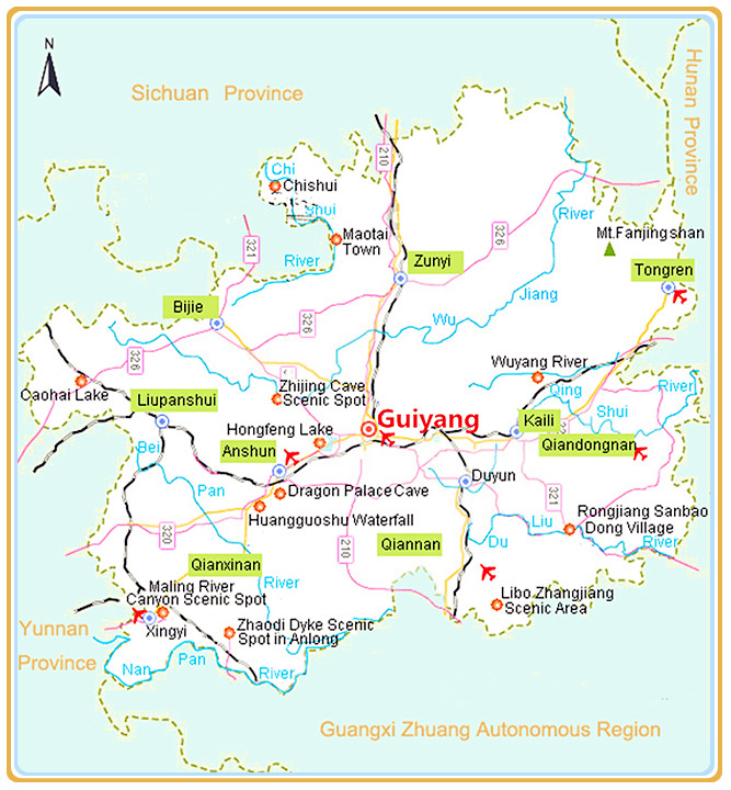 Maps of Guizhou