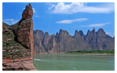 Three Gorges of the Yellow River 