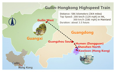 Hong Kong to Guilin Train